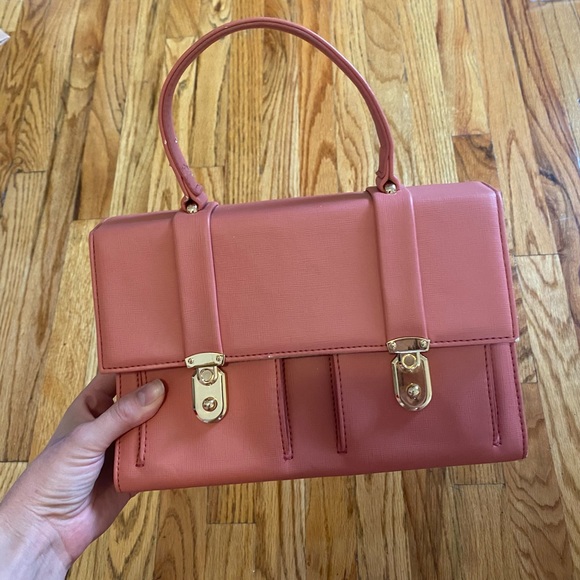 Edith&Ella Retro Vintage Inspired Cherry Charm Bag - Picture 3 of 9